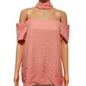 DO+BE Strapless Blush Pink Blouse